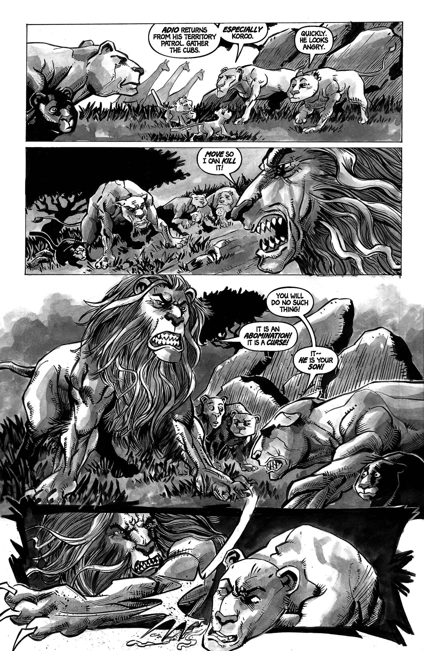 Koroo: The Black Lion, Volume 1: The Beginning
