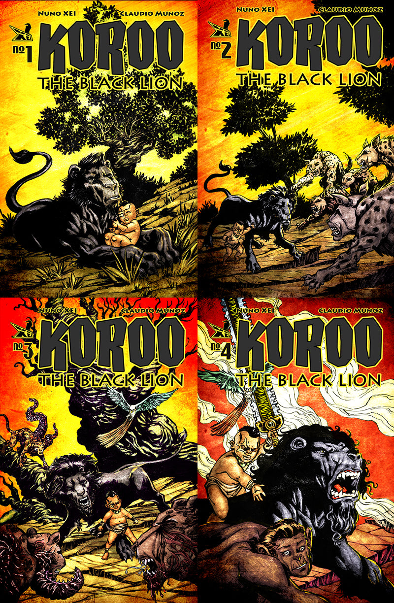 Koroo: The Black Lion Single Issue Bundle